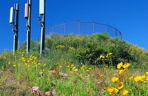 Park City - Water Tank Perimeter Fence - 6’ High and 3 Strands Barbed Wire & Black Wire