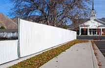 Springville - LDS Chapel - Tube Slats