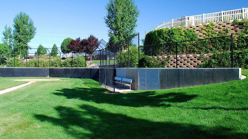 Cedar Hills City Ballpark - Black With Overhang