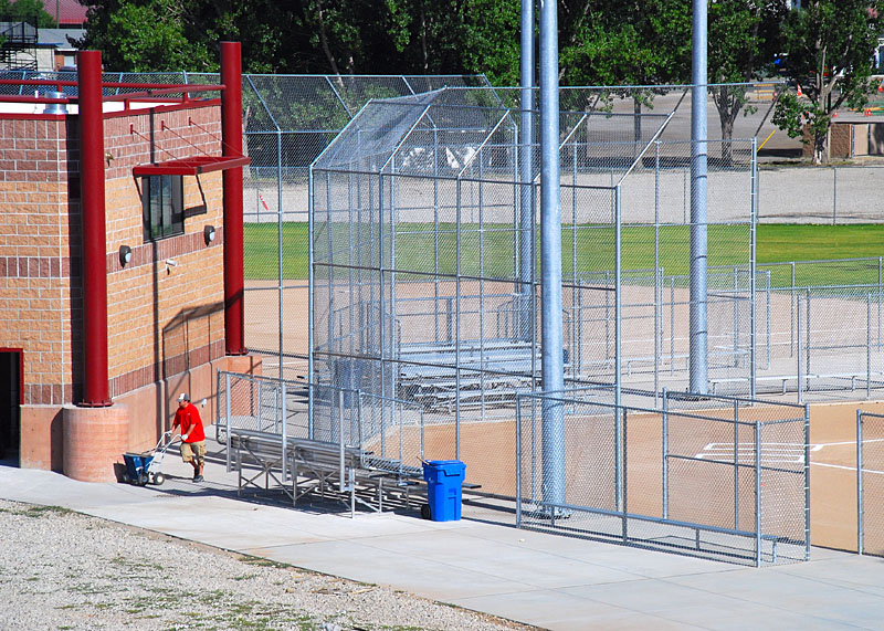 Pleasant Grove - Shannon Softball Fields - 20’ High Backstop with 6’ Overhang