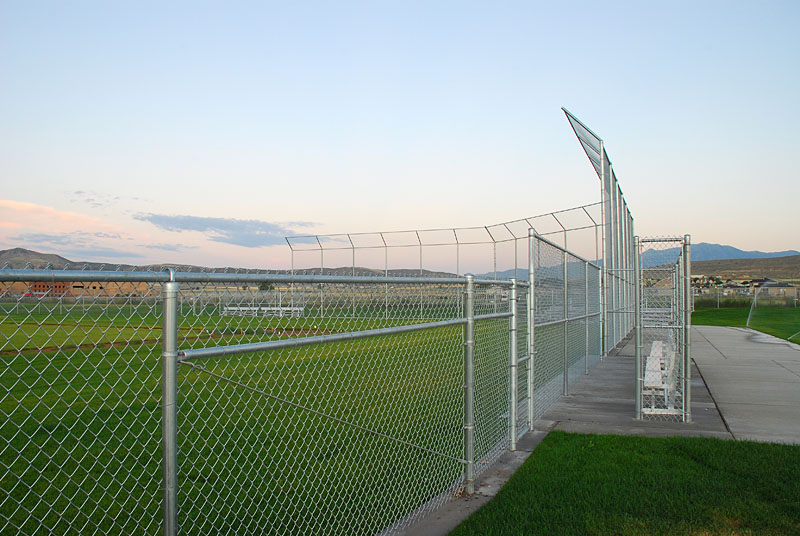 Saratoga Springs High School - 20’ High Backstop with 6’ Overhang